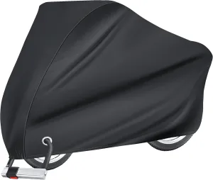 Puroma Bike Cover Outdoor Waterproof Bicycle Covers Rain Sun UV Dust Wind Proof with Lock Hole for Mountain Road Electric Bike