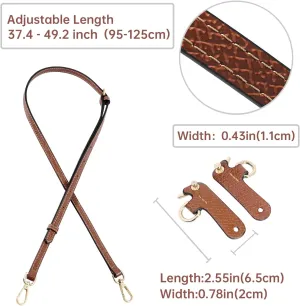 Purse Straps Replacement with Multi-Pocket Felt Handbag Organizer Insert Compatible with Longchomp Mini Pouch Tote Bag (2-Packs)