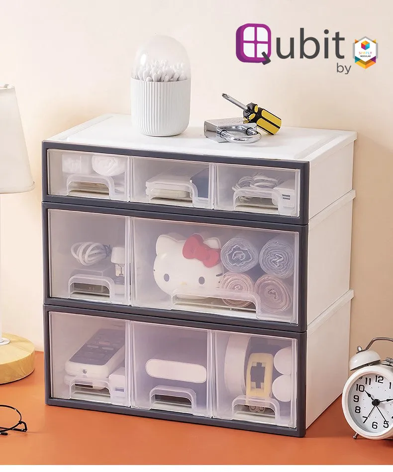 Qubit Level Trio Storage Drawer Organizer