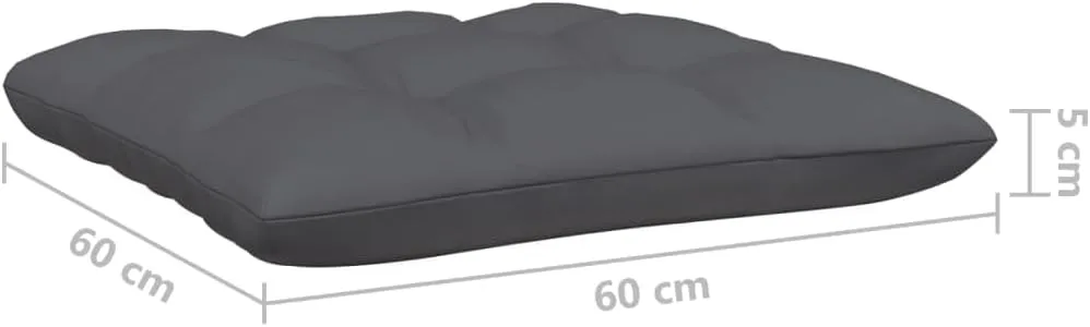 Rattan Outdoor Furniture,broyhill Outdoor Furniture,2-Seater Patio Sofa with Anthracite Cushions Solid PinewoodSuitable for Outdoor Courtyard Leisure