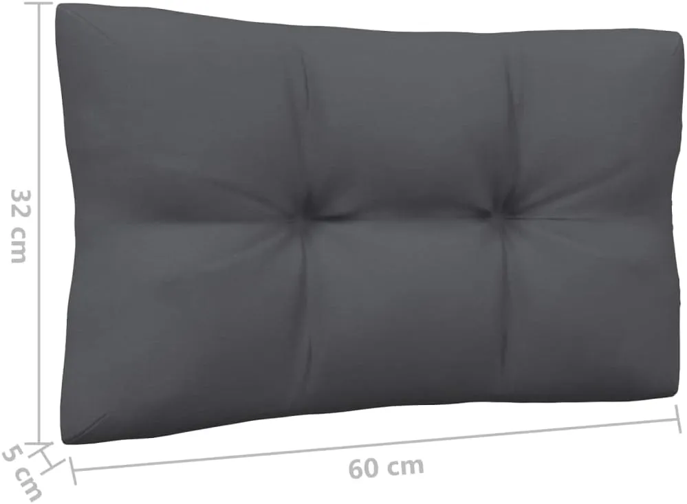 Rattan Outdoor Furniture,broyhill Outdoor Furniture,2-Seater Patio Sofa with Anthracite Cushions Solid PinewoodSuitable for Outdoor Courtyard Leisure
