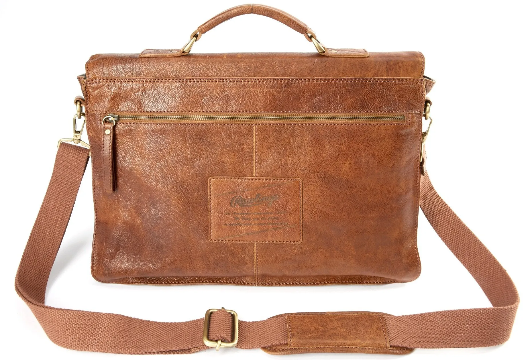 Rawlings Men's Rugged Messenger OS Cognac