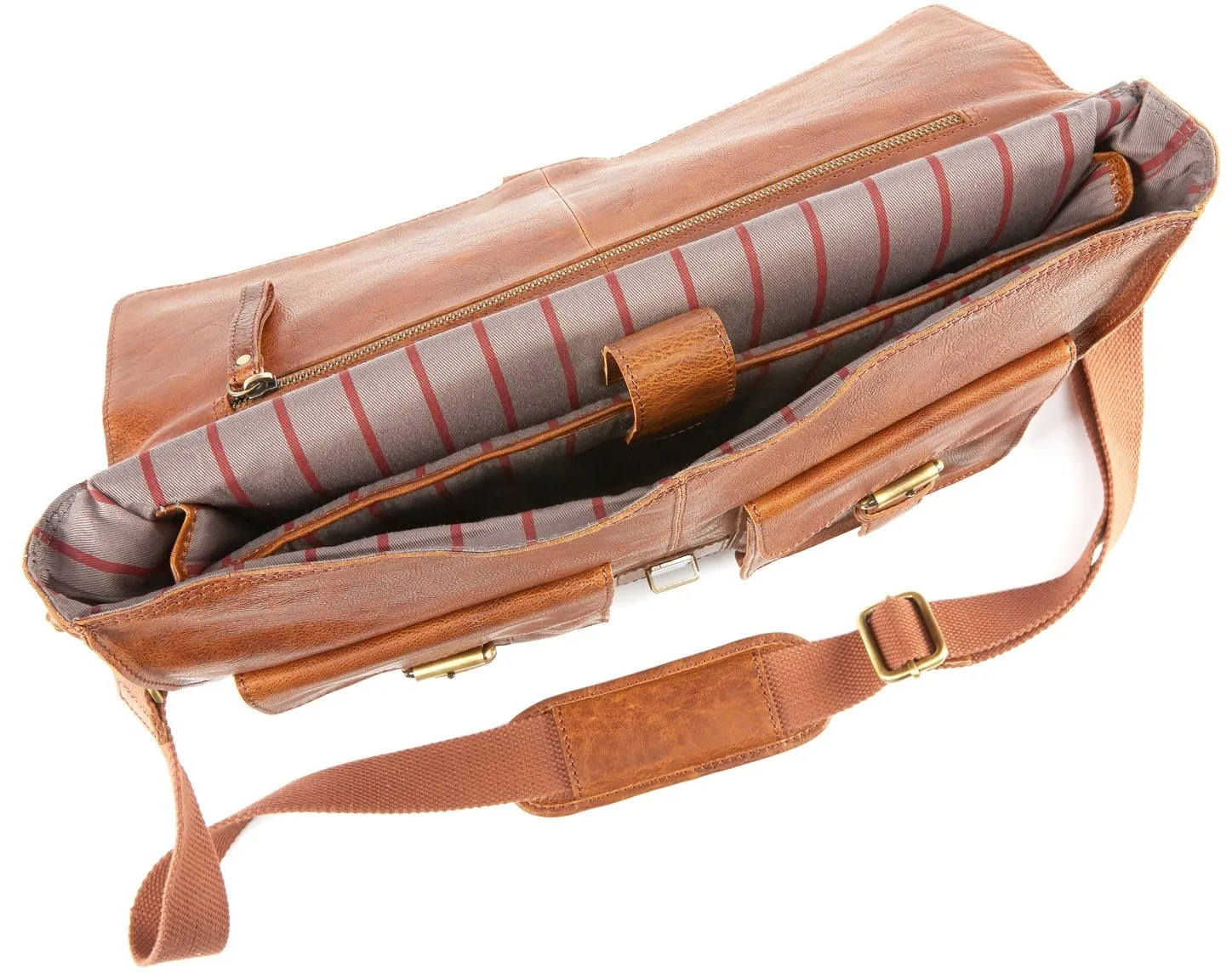 Rawlings Men's Rugged Messenger OS Cognac