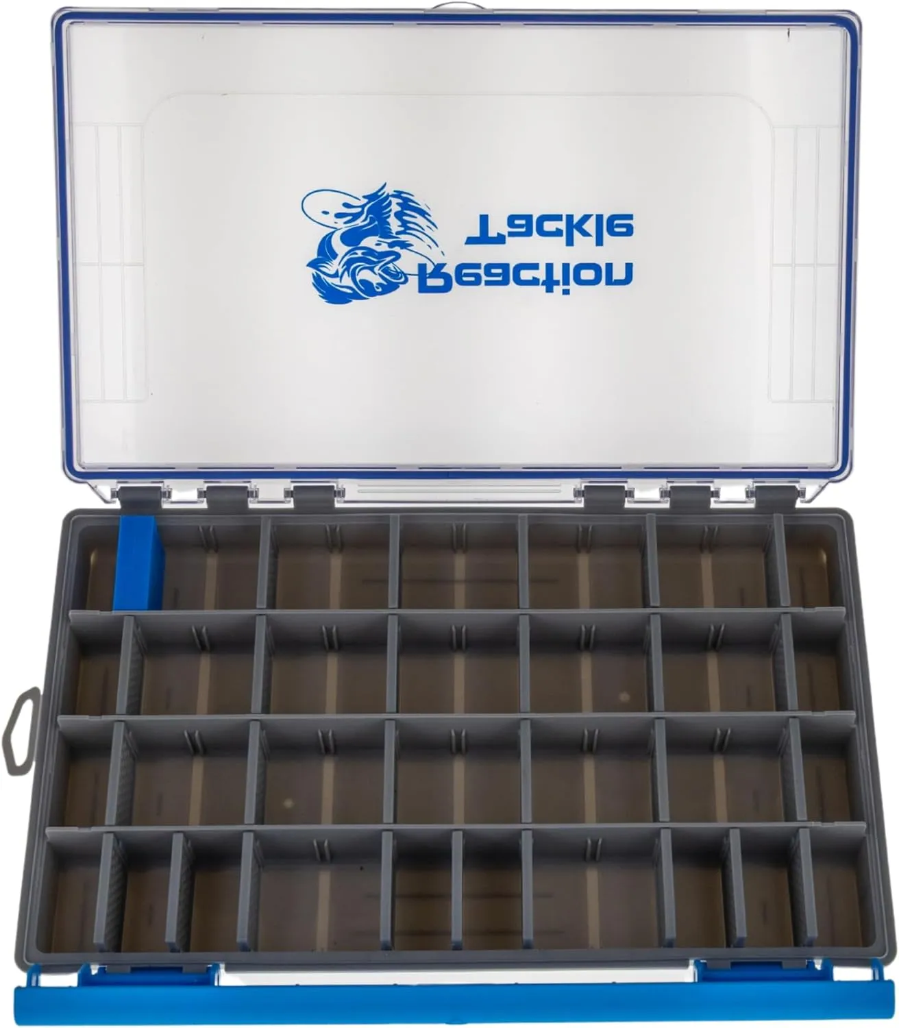 Reaction Tackle UltraSeal Water Resistant Fishing Tackle Trays- Tackle Organizer with Removable Dividers- 3600 and 3700 Tackle Storage