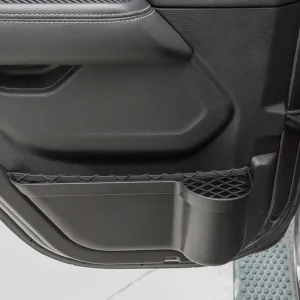 Rear Door Organizer Tray for 2018 2019 2020 2021 2022 2023 2024 Jeep Wrangler JL JLU Rubicon Sport Sahara Gladiator Interior Storage Accessories Black (Rear Door)