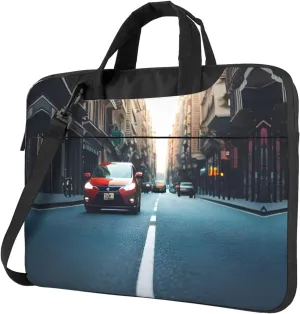 Red Wine Cellar Print Notebook Computer Protective Carrying Cover With Pocket,13 Inch Laptop Shoulder Bag