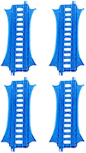 Replacement Parts for Thomas The Train - GBN45 ~ Thomas & Friends Trackmaster Percy 6 - in - 1 Set ~ Replacement Track Bag ~ 4 E2 Track Pieces ~ Blue