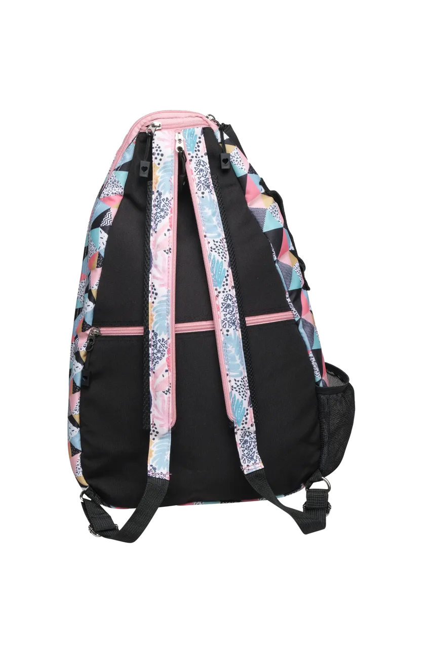 Retro Palm Tennis Backpack