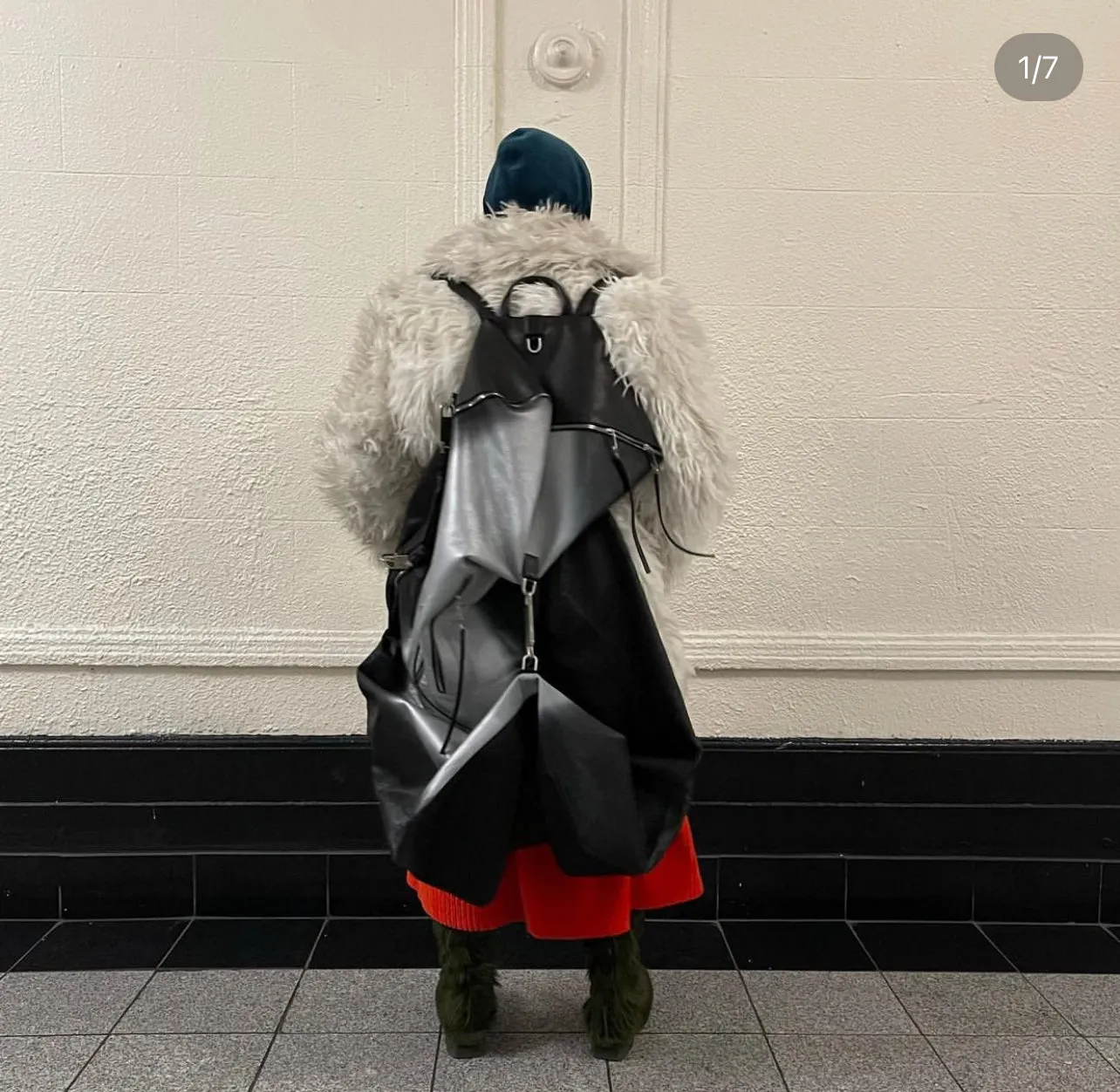 Rick Owens AW19 gradient megaduffle bag