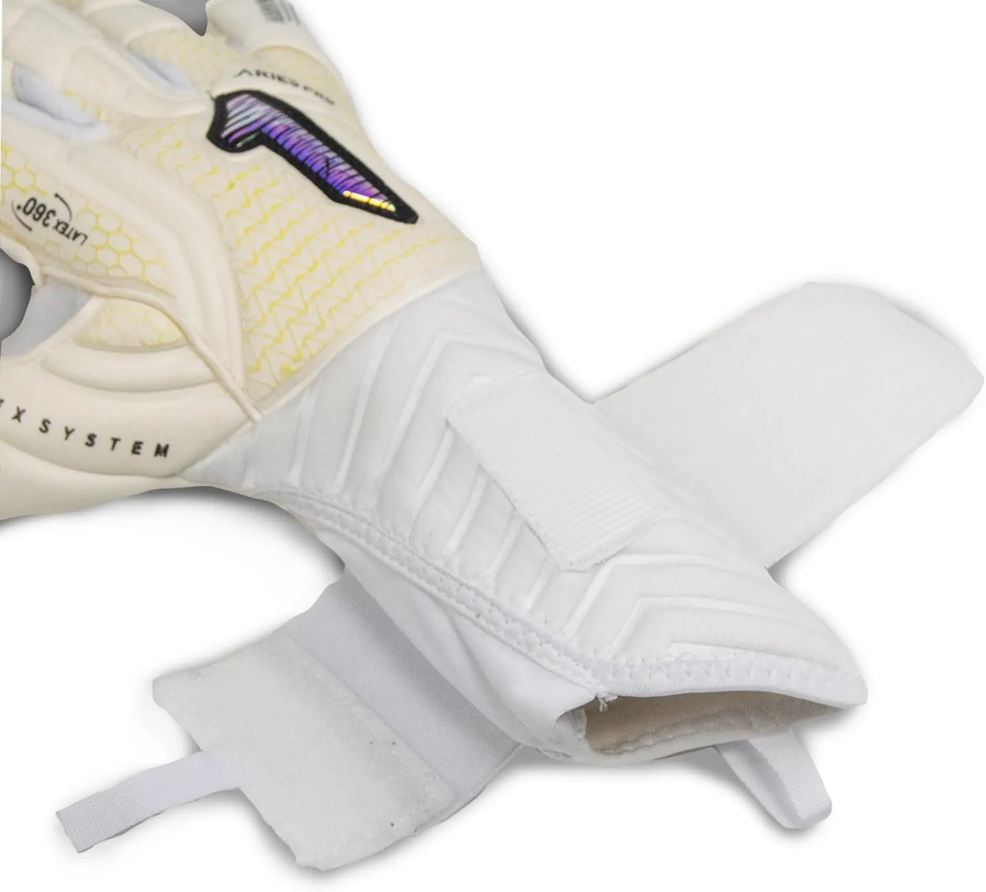 Rinat Aries Nemesis Pro Goalkeeper Gloves – Elite AXG Latex for Supreme Grip | Hybrid Cut for Control | Impact Protection | Secure Double Anchor Wristband | All-Weather Performance | 30-Day Warranty
