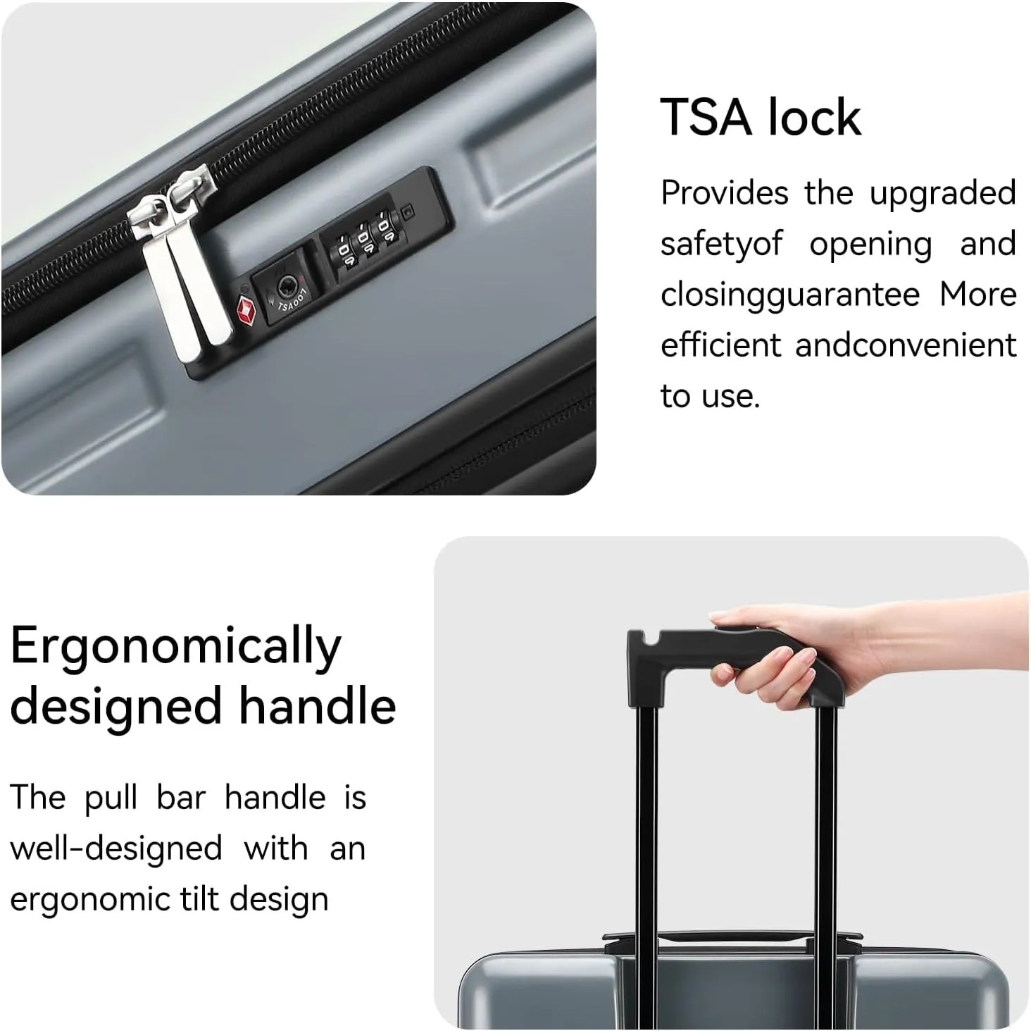 ROAMING 20 Inch Carry On Luggage with Wheels PC Hard Shell Suitcase Top Opening Expandable Tsa Luggage Suitcases for Travel Woman Men.(Livid green)