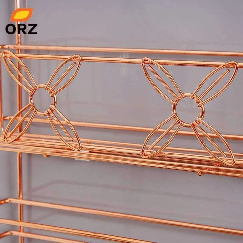 Rynx | ORZ Refrigerator Side Shelf Wall Shelf Multifunctional Shelf Crack Storage Shelf Multi-layer Kitchen Organizer