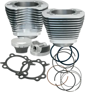 S&S Cycle 910-0202 106in. Big Bore Kit - Silver Powder-Coat