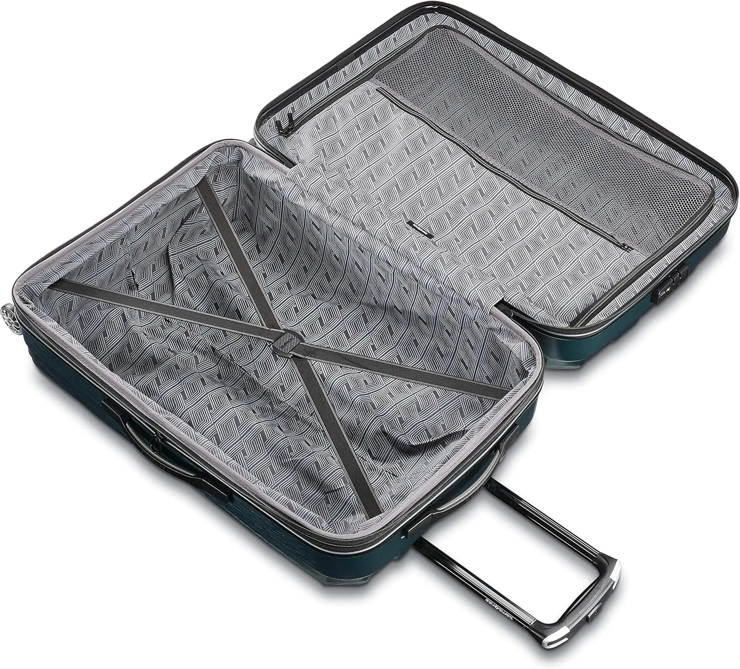 Samsonite Centric 2 Hardside Expandable Luggage with Spinner Wheels, 2-Piece Set (20/24), Emerald Green