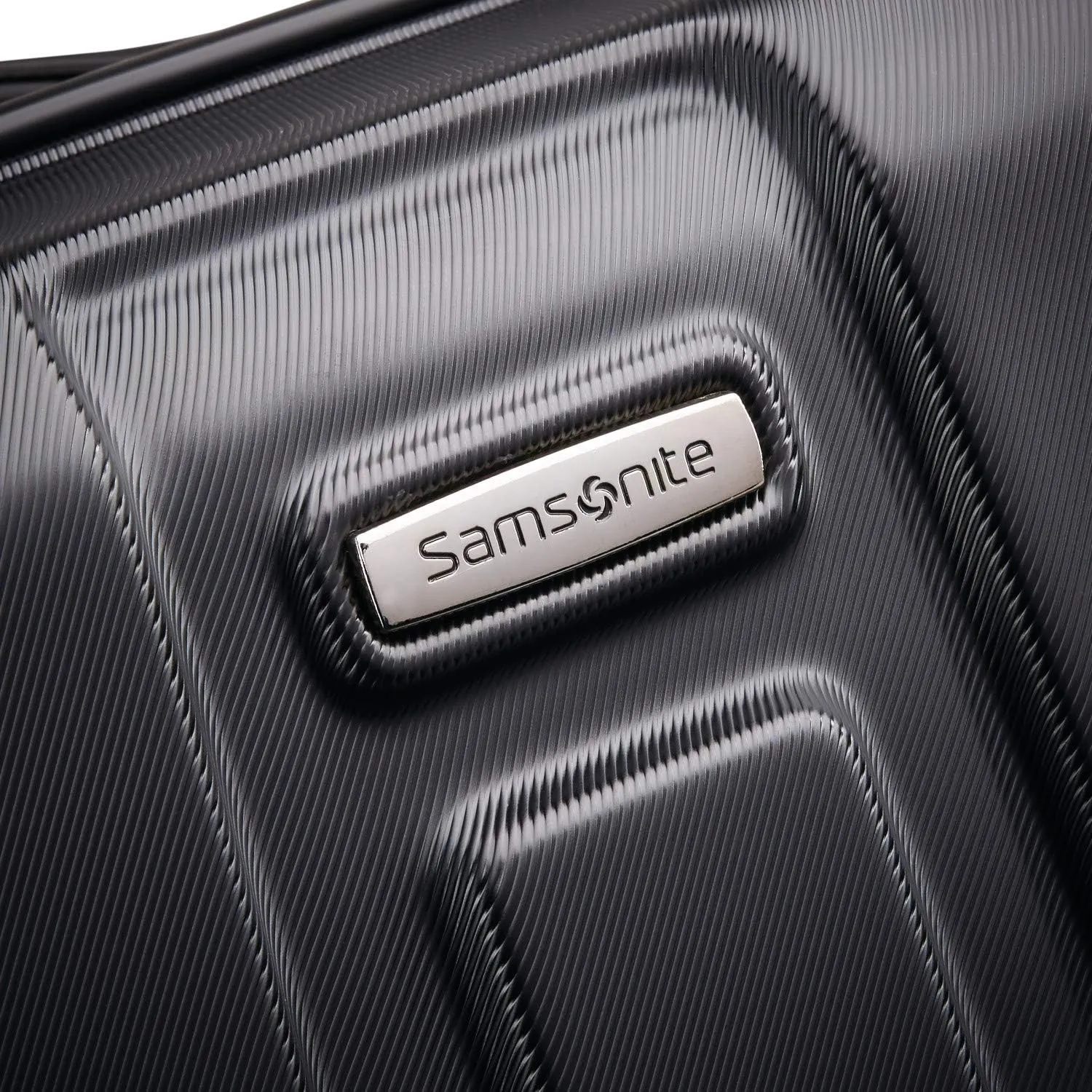 Samsonite Centric Hardside Expandable Luggage with Spinner Wheels, Black, Carry-On 20-Inch