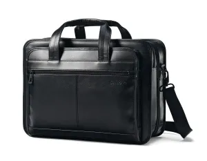Samsonite Expandable Leather Business Cases Black