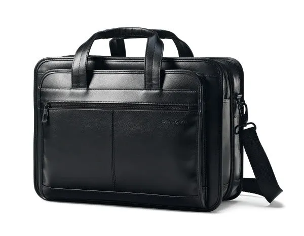 Samsonite Expandable Leather Business Cases Black