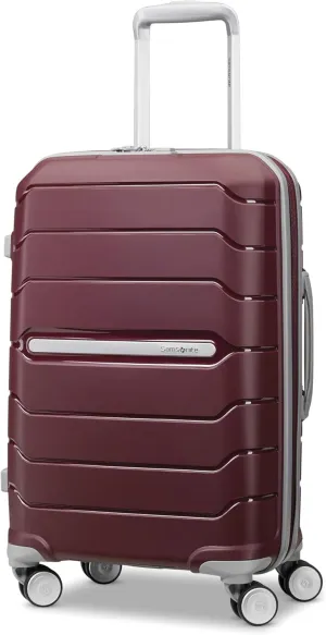Samsonite Freeform Hardside Expandable with Double Spinner Wheels, Merlot, Carry-On 21-Inch