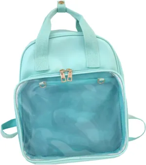 School Backpacks for Girls Candy Satchel Pvc Bag Storage Pockets for Students Women