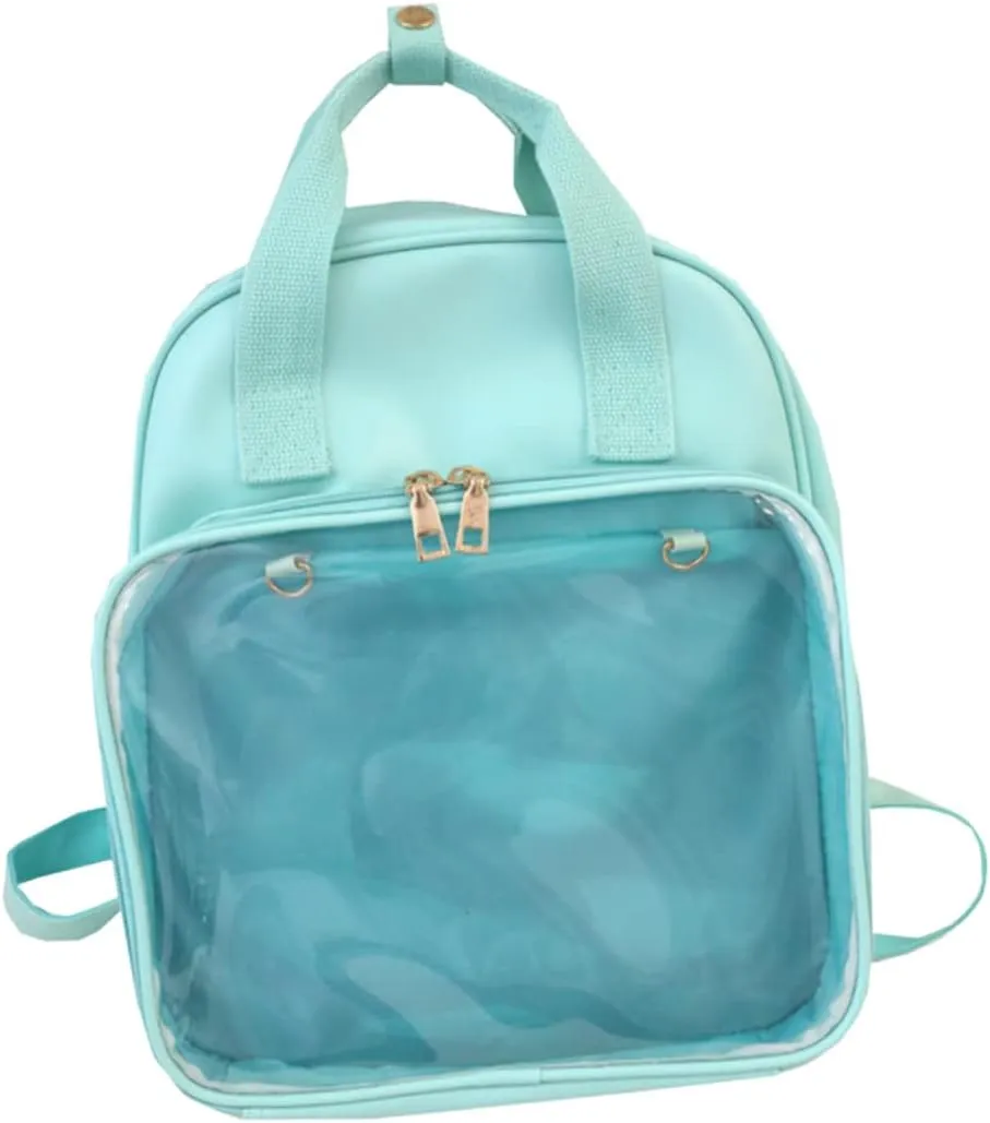 School Backpacks for Girls Candy Satchel Pvc Bag Storage Pockets for Students Women