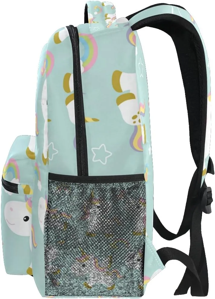 senya Cute Unicorn School Backpack for Boys Girls Bookbag Travel Bag One Size