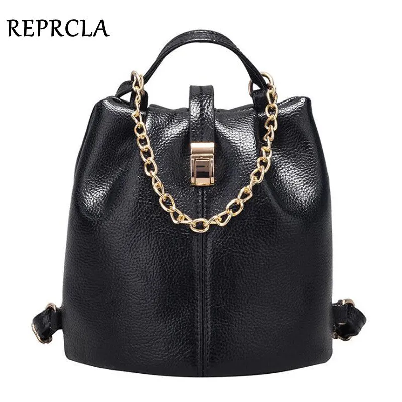 Shoulder Travel Backpack Multifunctional Best-in-class Women Crossbody Luxurious touch Small Women PU REPRCLA Bag Bagpack Chain Leather Bags Fashion