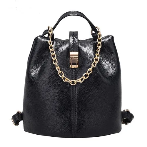 Shoulder Travel Backpack Multifunctional Best-in-class Women Crossbody Luxurious touch Small Women PU REPRCLA Bag Bagpack Chain Leather Bags Fashion