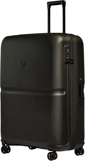 Single Stripe Hardside Luggage 32 Inch Large Suitcase - Durable, Lightweight & Expandable, 4 Spinner Wheels - Adjustable Handle, TSA Lock - Black