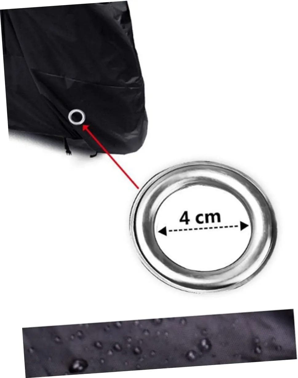 Slim Fit Scooter Cover Bike Rain Cover Outdoor Waterproof Dustproof Uv Protected Bike Accessory (XL)