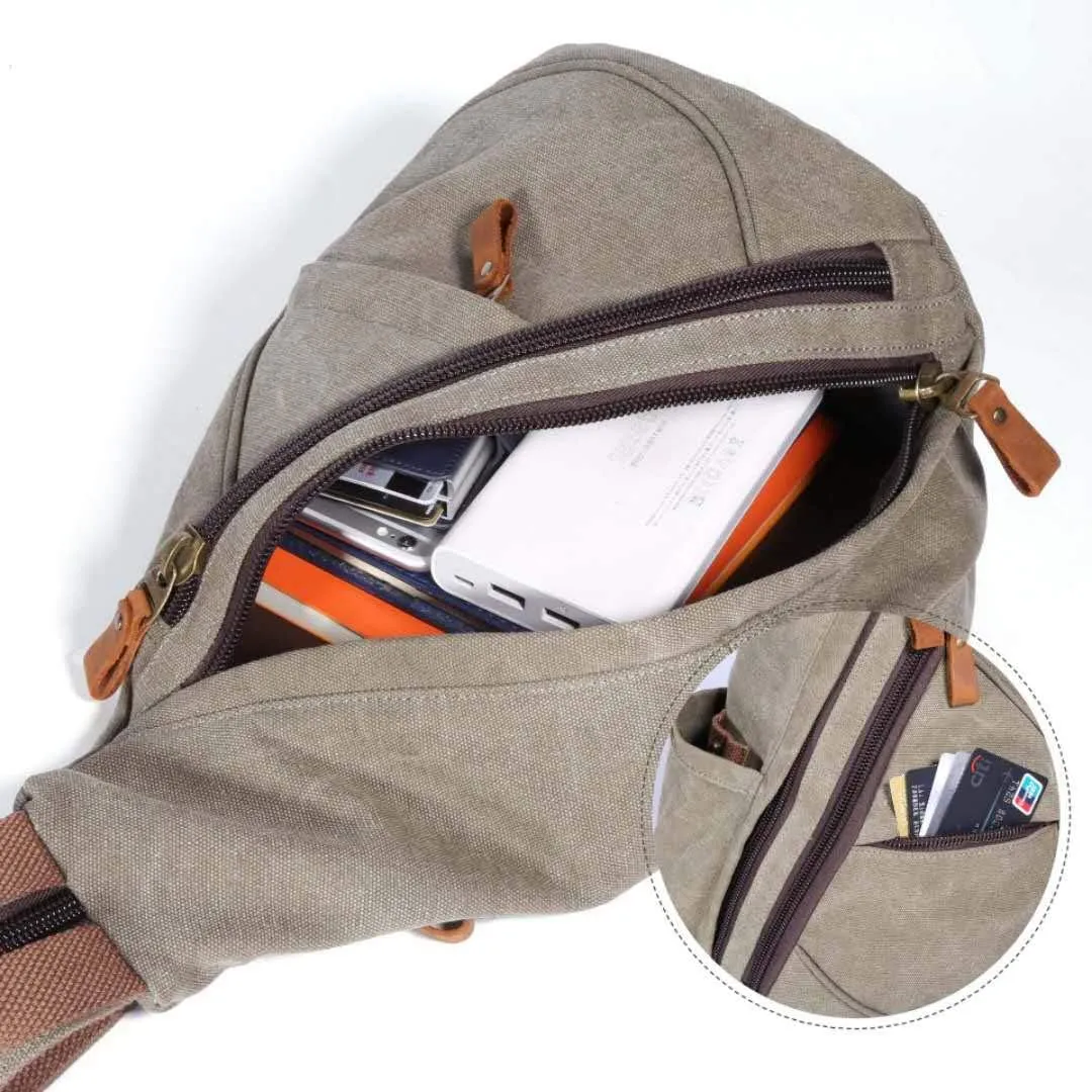 Sling Bag Crossbody Backpack Shoulder Casual Daypacks Rucksack for Men&Women Outdoor Cycling Hiking Travel