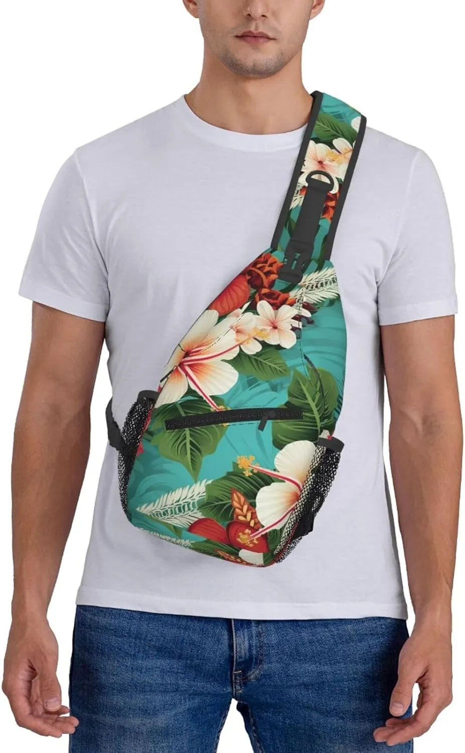 Sling Bag for Women Men Crossbody Bag Sling Backpack Lovely snail Cross Body Bag Adjustable Chest Bag