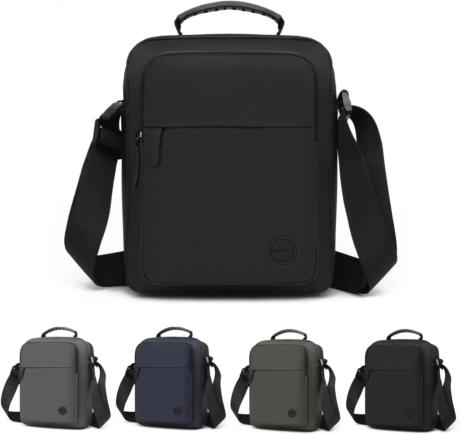 Small Messenger Bag for Men Women, Purse for Men Multi Pocket Purses Bag Hold Phone Handset Anti Theft