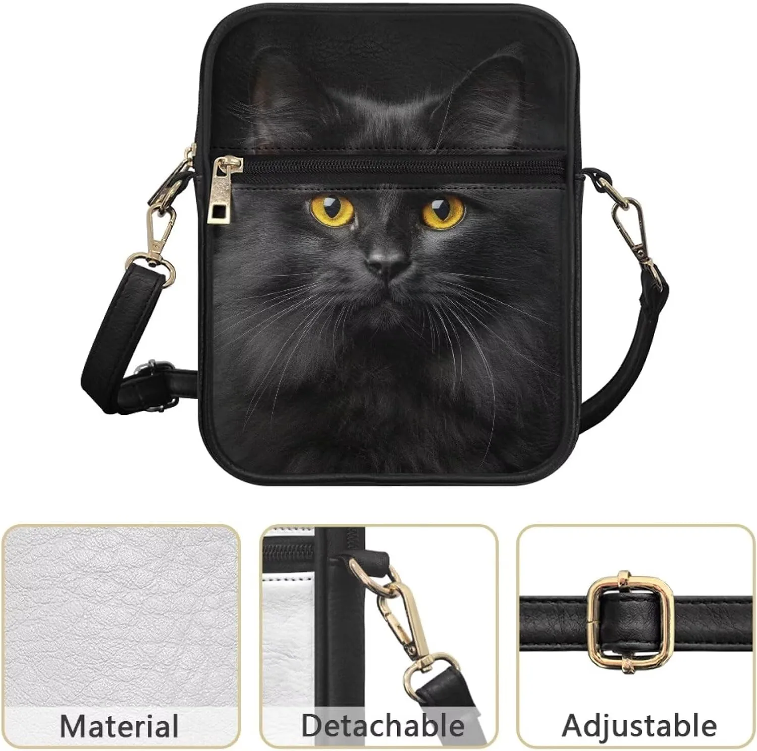 Small Messenger Bag for Women Crossbody with Zipper Closure Fashion Tote Bag for Women Leather