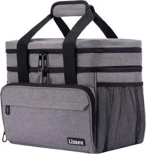 Small Travelling Bag For Men And Women, Double Layer Carry On Tote Bag Personal Item Bag For Accessory Organizer