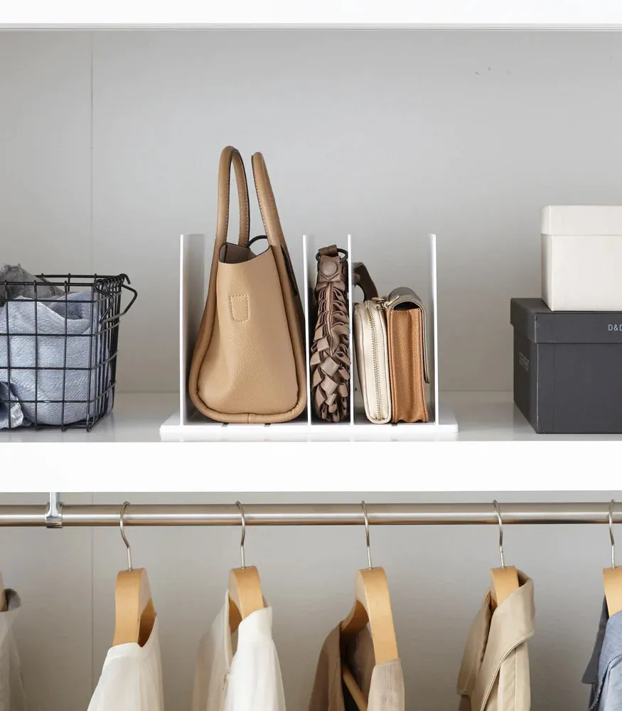 Smart 2-level Bag storage Stand white