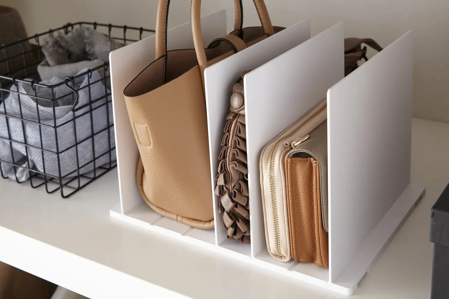 Smart 2-level Bag storage Stand white