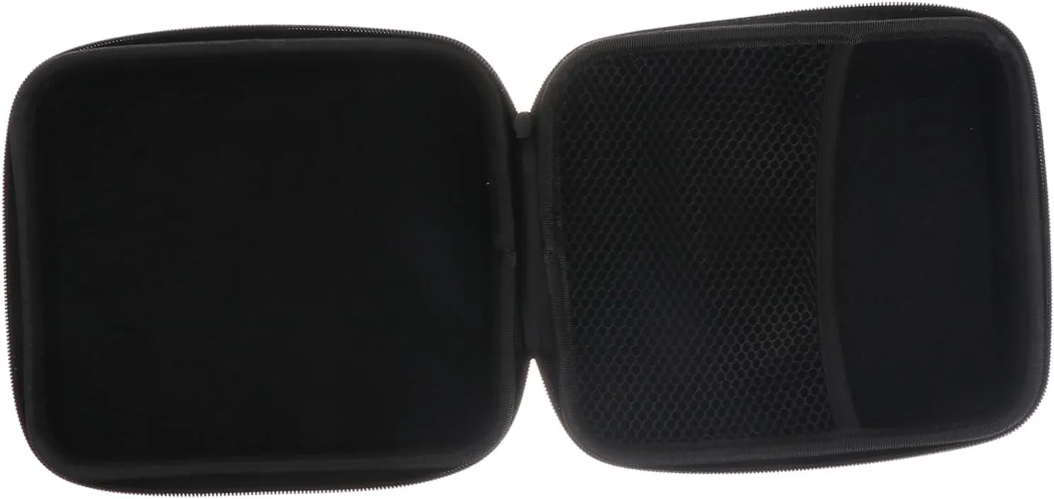 SMASOLO 1pc Eva Headphone Cable Storage Bag Portable Zipper Organizer for Data Cords Travel Accessories Durable and Compact Design Against Dirt and Black