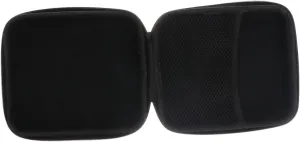 SMASOLO 1pc Eva Headphone Cable Storage Bag Portable Zipper Organizer for Data Cords Travel Accessories Durable and Compact Design Against Dirt and Black