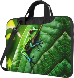 Smokey Mountain Cliff Print Notebook Computer Protective Carrying Cover With Pocket,13 Inch Laptop Shoulder Bag