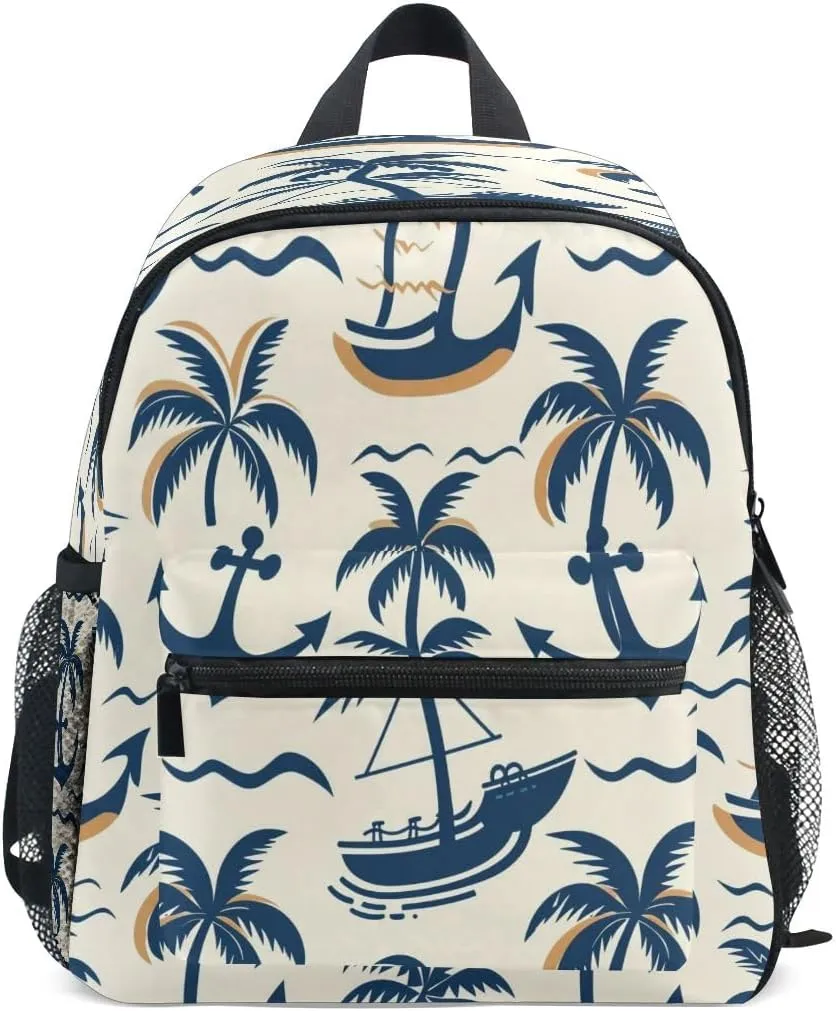 Spear Summer Backpack, Toddler Backpack Preschool Bag Kindergarten Schoolbag Nursery Travel Bag for Girl Boy