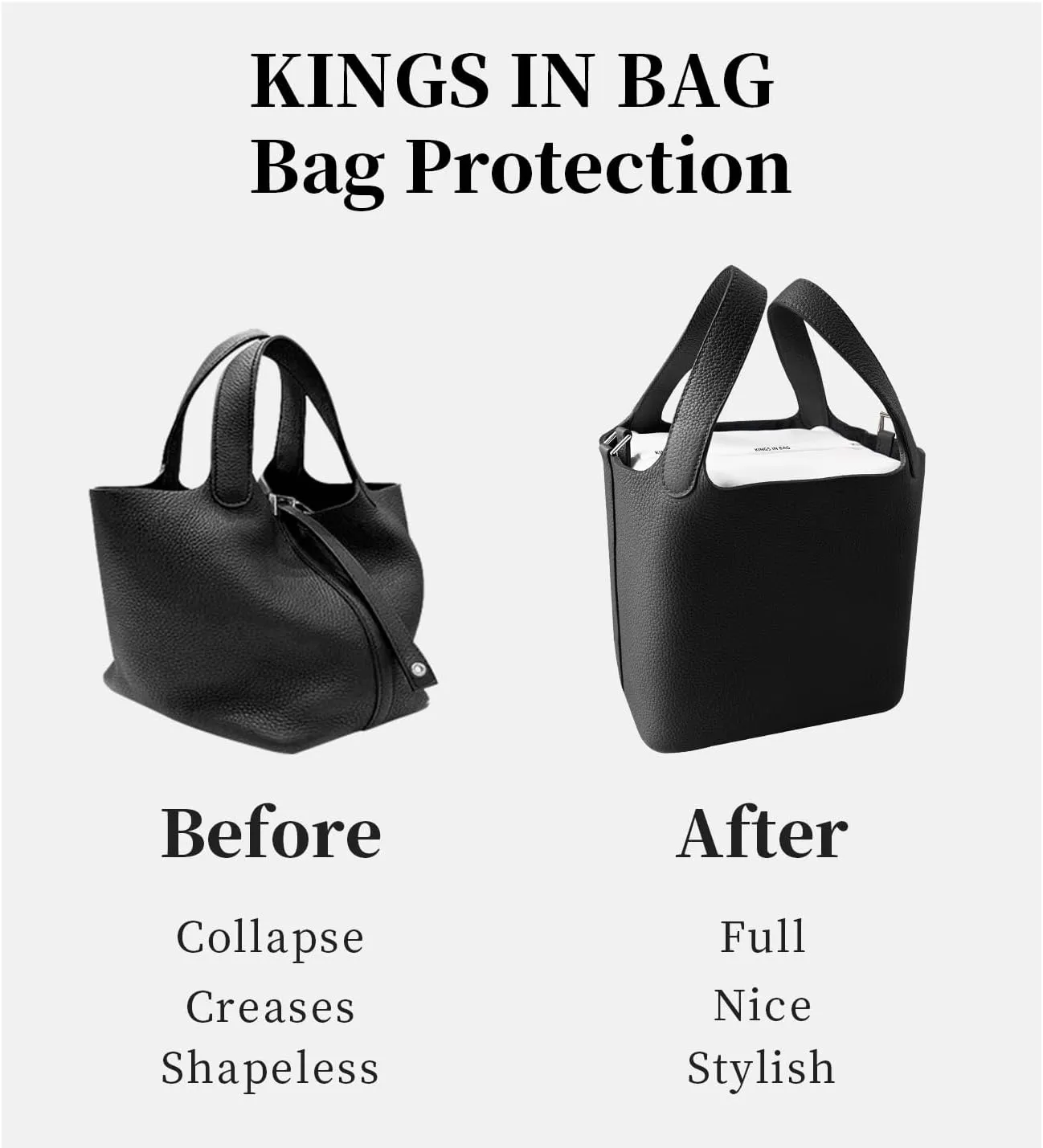 Speedy 30 Bag Pillow, Purse Shaper Insert Compatible with LV Speedy Bag, Handbag Filler with Soft Silk Surface and Memory Foam Inner without Overfull, Moisture-proof (Craie, Speedy30)