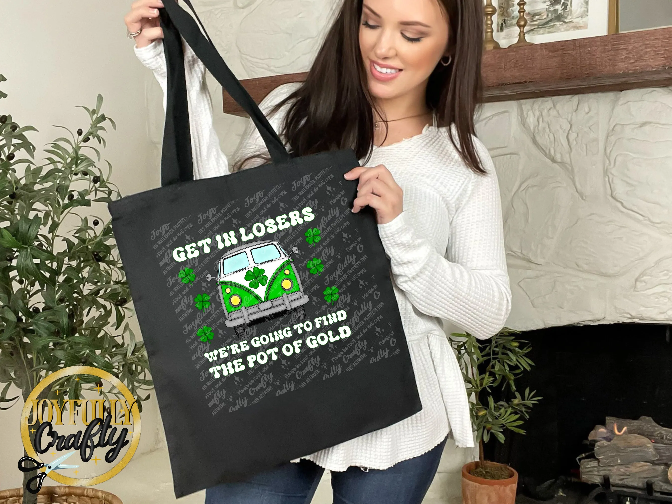St Paddy Get In The Van Tote Bag