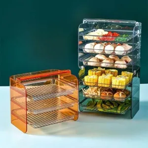 Stackable Kitchen Storage Rack - Multi-Layer Organizer
