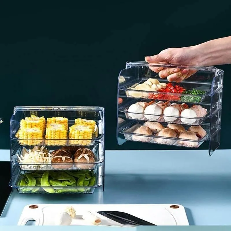 Stackable Kitchen Storage Rack - Multi-Layer Organizer