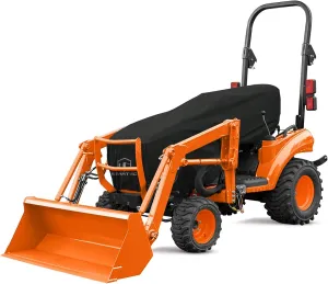 STARTWO Tractor Cover Watrproof Heavy Duty, 420D Tear-Resistant Anti-UV Compact Utility Tractor Cowling Cover with Buckle, Compatible with Kubota,Bobcat,Mahindra,John Deere and More