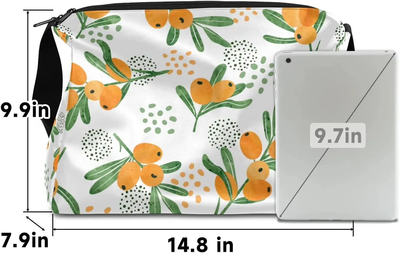Summer Loquat Pattern Small Gym Bag for Men Women Workout Sport Duffle Bag Waterproof Weekender Overnight Bag Lightweight Carry on Tote Bag Crossbody Shoulder Travel Bag for Swim Yoge Dance