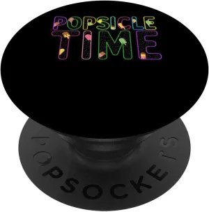 Summer Vacation Swee Food Cold Ice Cream Popsicle Time PopSockets Swappable PopGrip