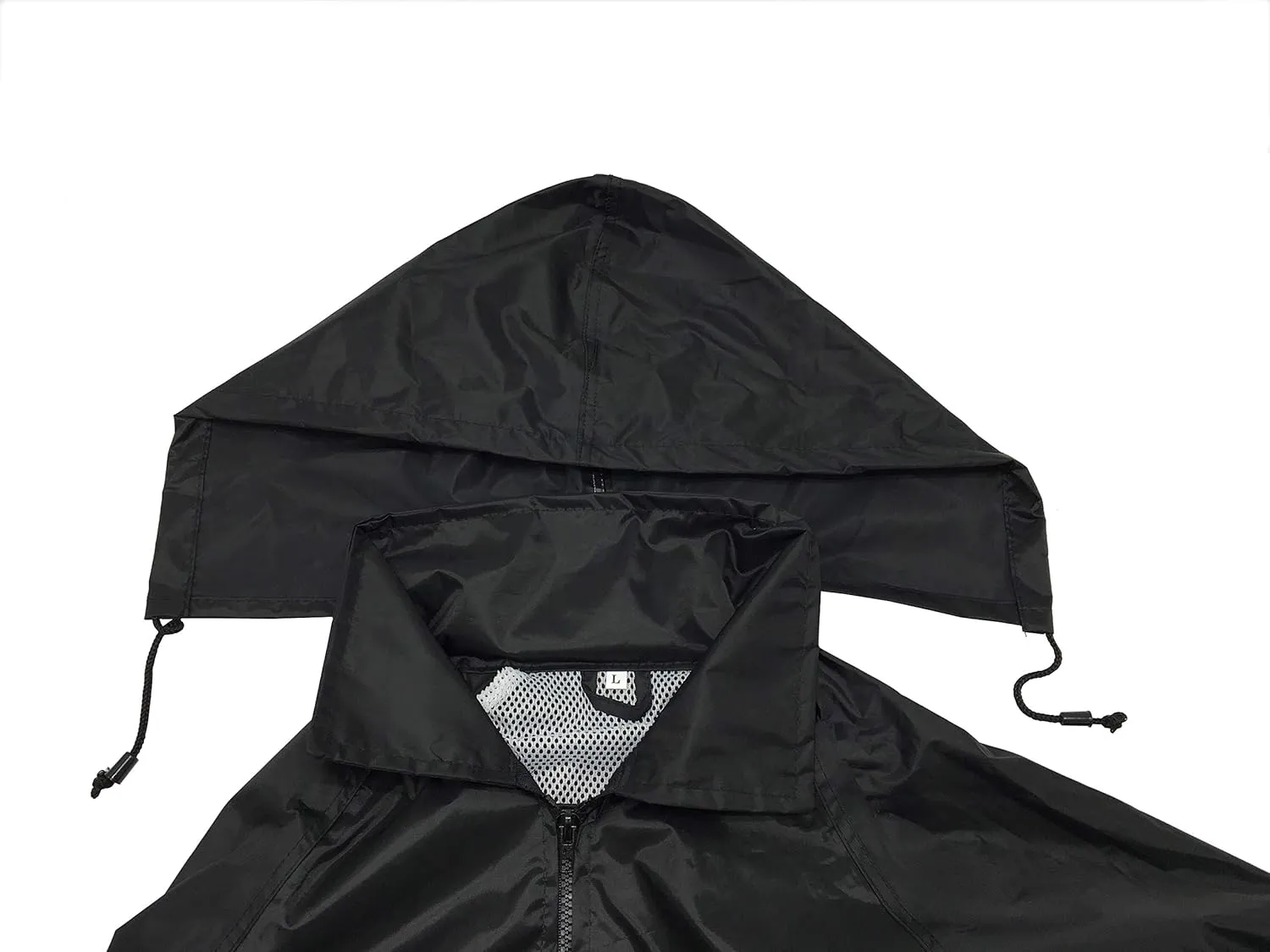 SunPower Flycam Rain Suit with Hood Waterproof Motorcycle Outdoor Reflective Raincoat Over Suit with 5 CM Reflective Strip