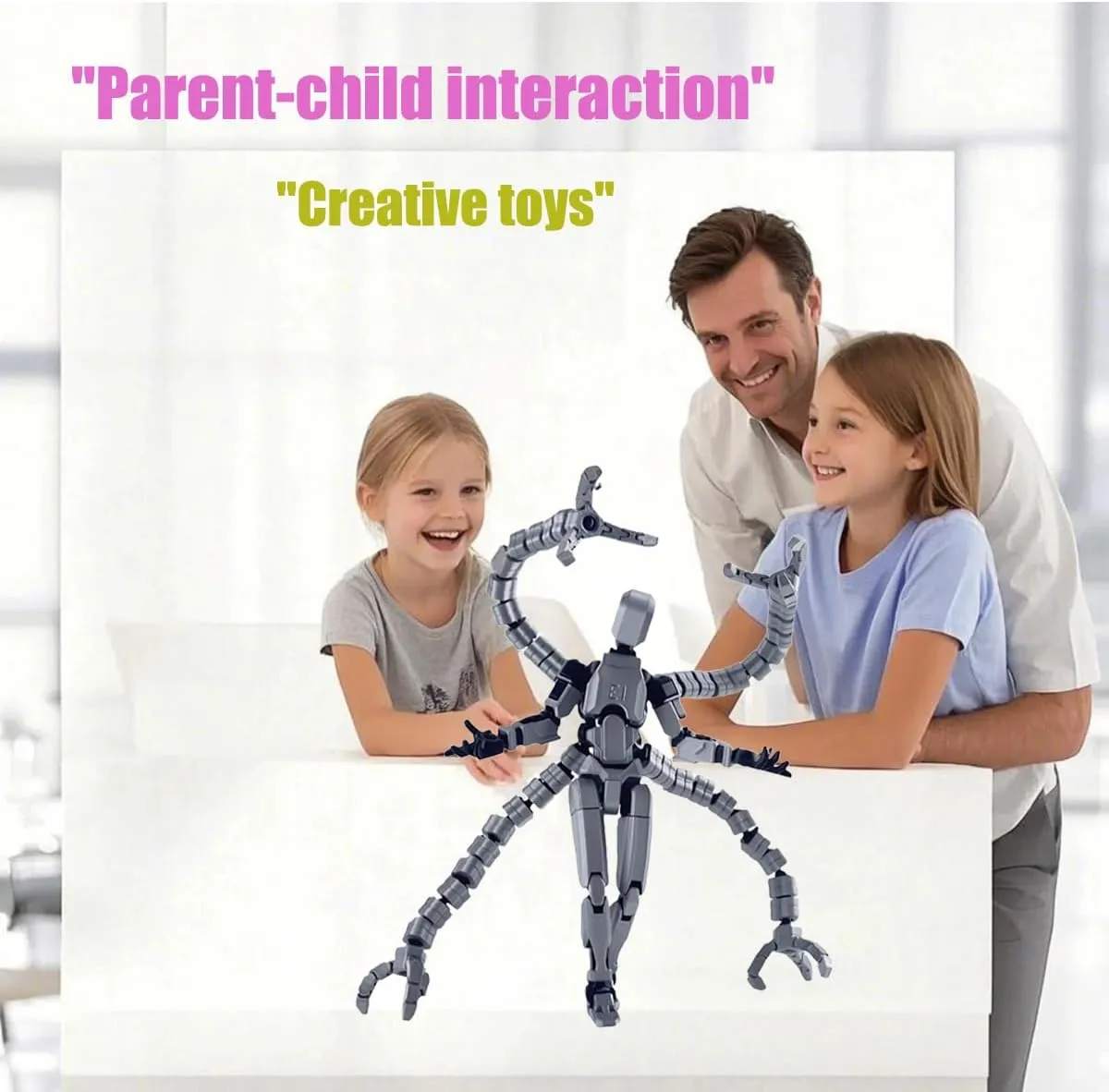 T13 Action Figure – Posable 7.2” 3D Printed Dummy 13 & Titan 13, Collectible Desktop Toy for Gamers and Kids