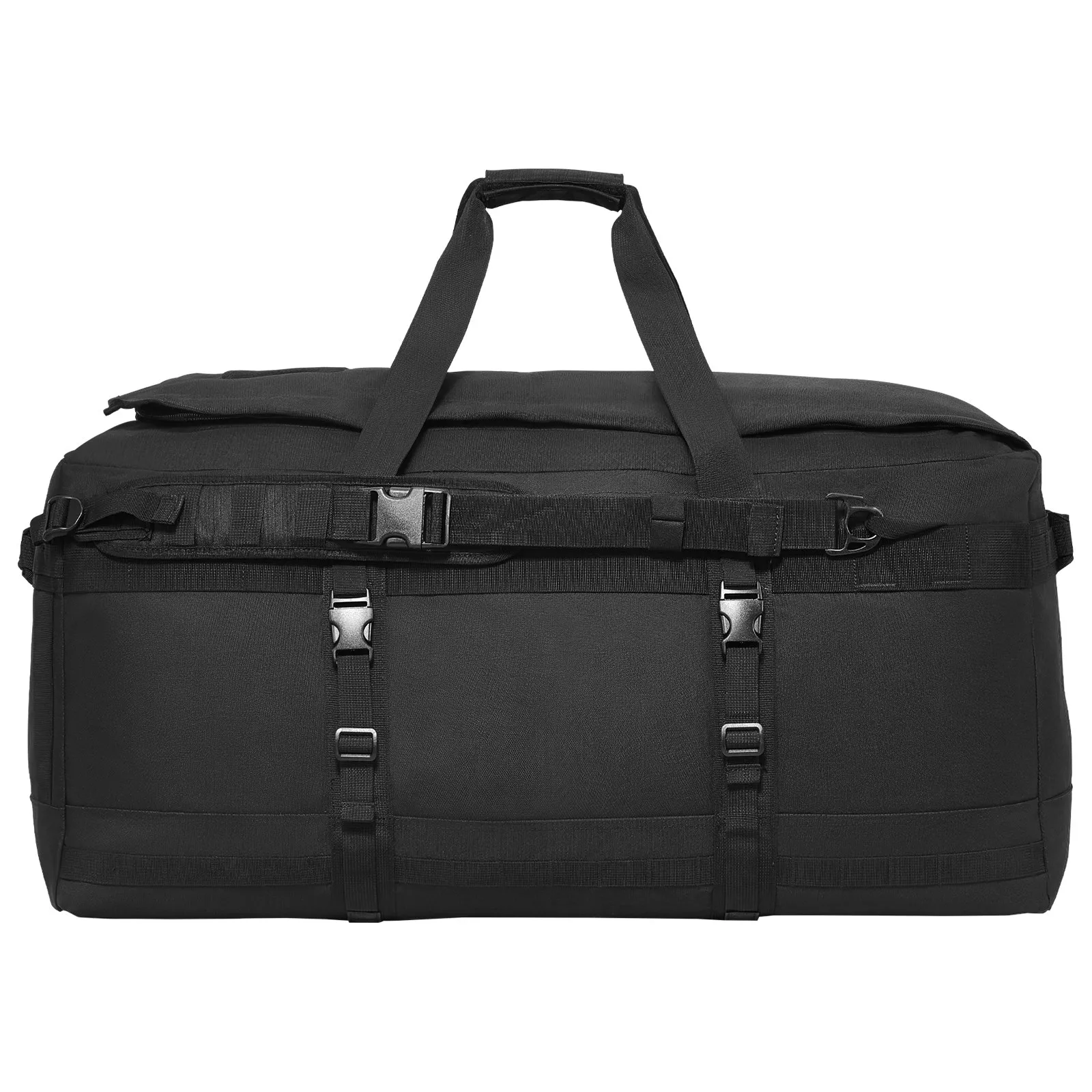 Tactical Duffle Bag 100L Gym Bag Duffle with Molle Design and Multi-mesh Bag, for workouts, cycling, gym sessions, yoga, beach trips, swimming pools, hunting, hiking, camping, practice days, weekend getaways, and many outdoor activities.
